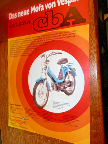 Vespa gilera cba moped - gilera,