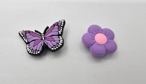 Jibbitz kroko charms lila - jibbitz,