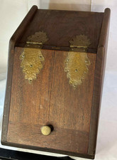 Antik Vintage Holz Messing