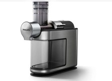 Philips Saftpresse Entsafter HR1949/20 Slow Juicer Edelstahl 200W Quick Clean