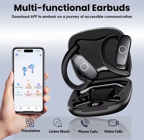 Translator earbuds - translator, –