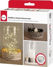 Rayher Silikon-Gießform Schale Häuserrand 13.2x5.0 cm Gießharz Silikonformen DIY