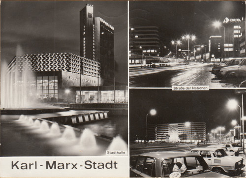 Ddr mehrbild ansichtskarte - s/w,