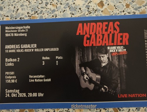 Andreas gabalier nürnberg - gabalier,