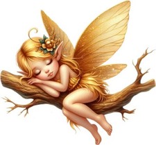 Schlafende Fee Mädchen Blume