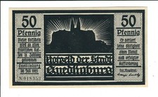 Notgeld - Quedlinburg - Heinrich der Vogler-Serie -50 Pfennig - 1921 - Bild 3