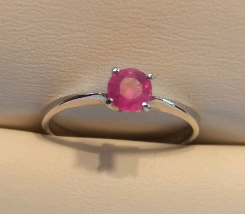 Echter rubin geprüft ring 925 - echter,