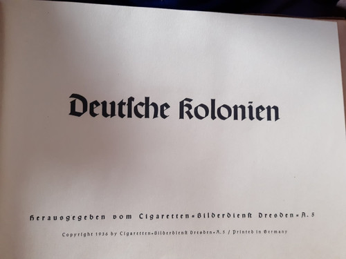 Deutsche kolonien sammelbilder - kolonien,