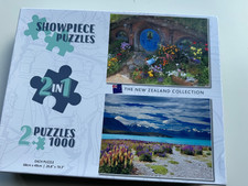 Neuseeland Puzzle 2 x 1000 Hobbits Hobbiton & Lake Tekapo