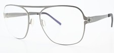 MEISTERWERK BY MEYER Brille Grau Matt Beta Titanium Abgehoben 11 54-18 130 Pilot
