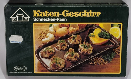 Katengeschirr schnecken pann - katengeschirr, schnecken-pann