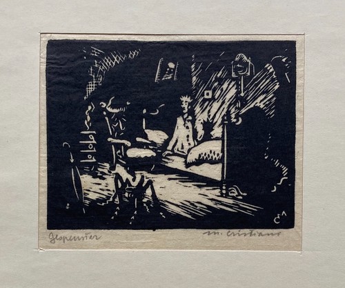Holzschnitt expressionist - holzschnitt,