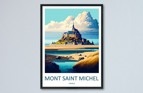 Mont saint michel - saint, reisedruck