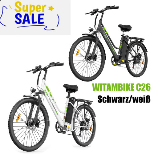 New witambike c26 zoll - new, 26