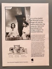 Apple Power Macintosh Computer MAC 90s retro PC 1994 Vintage Ad Werbung Reklame