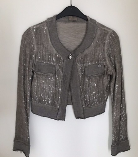 Pailletten jacke kurzjacke - jacke,