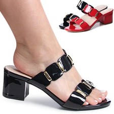 Damenschuhe Lack Pantoletten