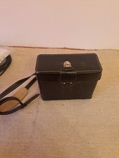 Vintage Kameratasche / Koffer für Super 8 Kamera | Retro, Lederoptik schwarz