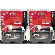2X Original Akku Für Milwaukee M18 M18B5 18V Li-Ion 48-11-1860 48-11-1852 5,0Ah