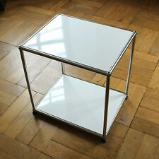 * USM Haller Büro Kopierer Druckertisch * Beistelltisch TV Wagen * Reinweiß Weiß