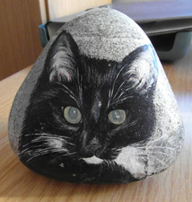 KATZEN-Stein bemalter