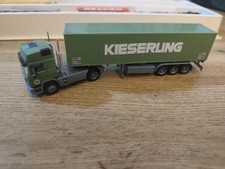 Herpa H0 1:87 Man Kieserling Container Sattelzug Lkw Fahrzeug Sammlungsauflösung
