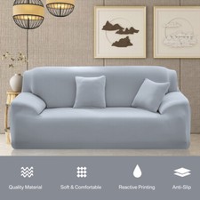 Sofabezug stretch elastische Sofahusse Abdeckung L Form Ecksofa 1/2/3/4 Sitzer