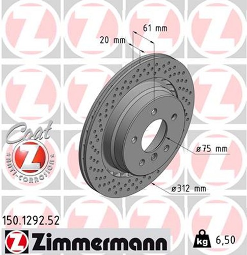 Zimmermann bremsscheibe - zimmermann,