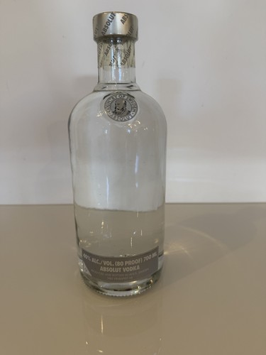 Absolut vodka label - absolut,