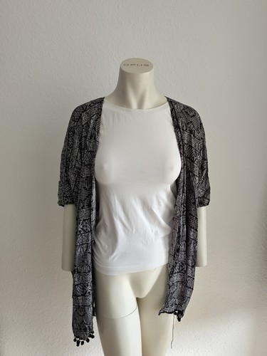 Dünne jacke schwarz weiß - dünne,