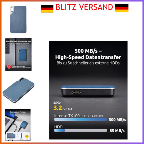 Intenso tx100 250gb usb 3 - intenso,