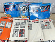 Fischertechnik 7 Sets | 50, 50S, 50/1, 50/2, 50/3, Statik 1+2 | mit Anleitung