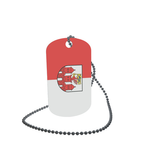 Dog tag flagge fahne tribsees - fahne,