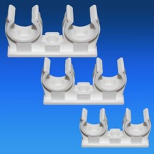 Rohrclips doppelt