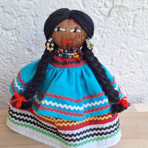 Stoffpuppe seminolen indianer - seminolen,