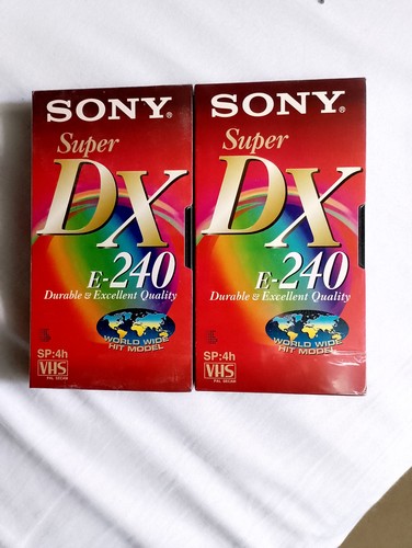 Vhs sony super 240 - sony, dx-240