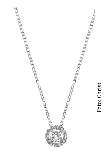 Christ diamantcollier kette - diamantcollier,