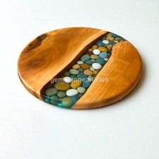 Kiesel Epoxid Couchtischplatte