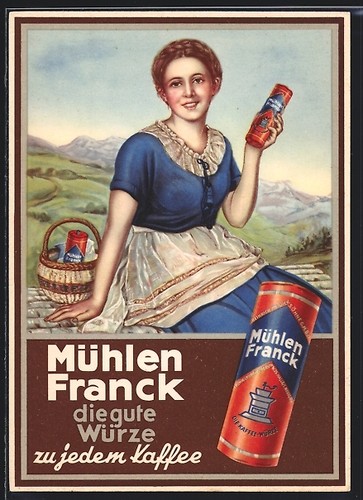 Reklame für kaffee würze - für, von