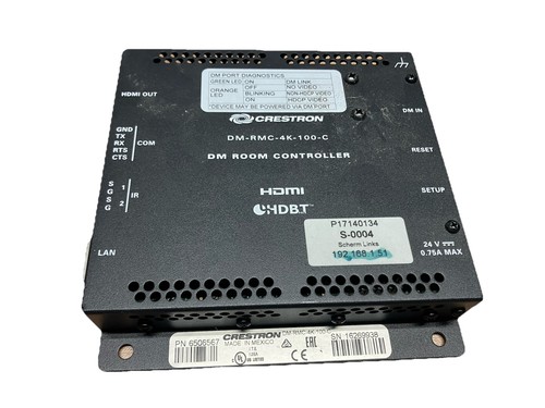 Crestron rmc 100 c - crestron, dm-rmc-4k-100-c