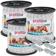 450m Weidezaunseil 6mm 3x0,2mm