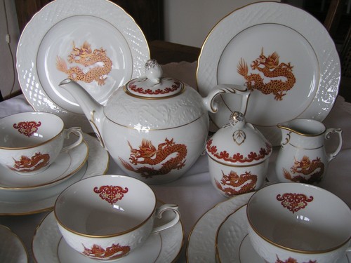 Teeservice roter mingdrache - teeservice,
