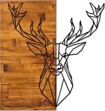 Wanddekoration Hirsch aus