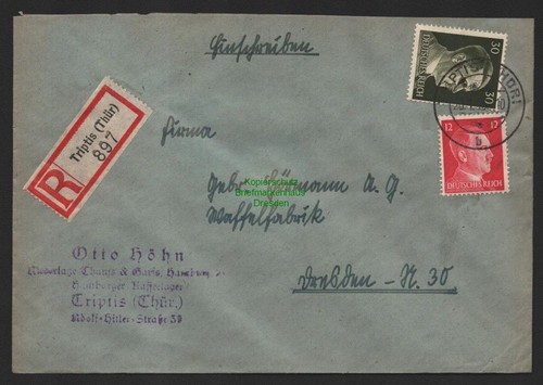 B9770 brief gebr hörmann - r-brief, gebr.