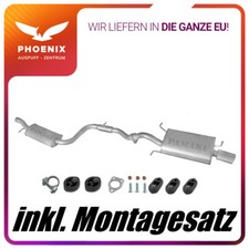 für Volvo V40 1.9 2.0 Turbo (1997-2004) Mittel+Endschalldämpfer Auspuffanlage