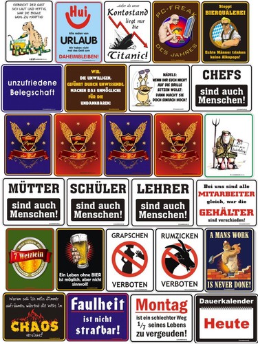 Blechschild blechschilder - blechschild,