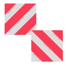 2 Warntafeln 423x423mm Alu