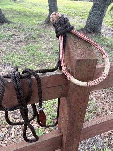 Natural rawhide bosal - natural, with