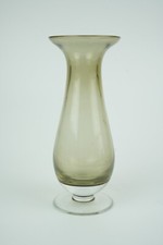 Glas Vase nach WMF Wagenfeld Rauchglas
