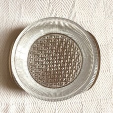 Vintage Auerhahn Ultrasil 18/8 Glasschale mit Unterteller WMF